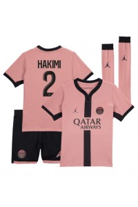 Fotbalové Dres Paris Saint-Germain Achraf Hakimi #2 Dětské Třetí Oblečení 2024-25 Krátký Rukáv (+ trenýrky)